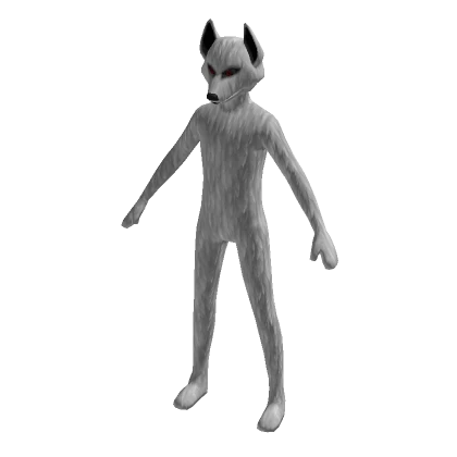 Evil White Wolf Suit