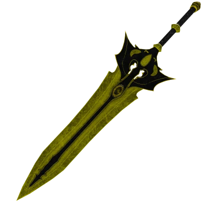 Yellow Demonic Lord Greatsword