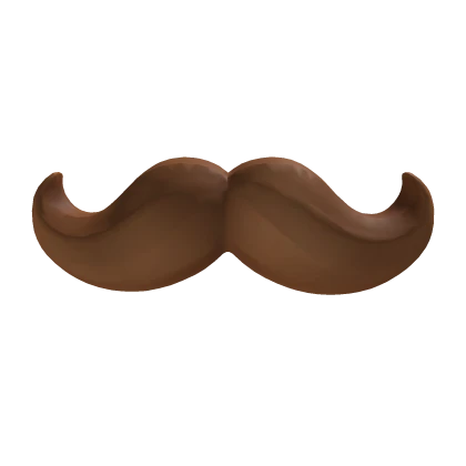 Brown Gentleman Moustache