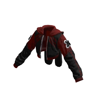 Bunny Crop Jacket Blood Moon