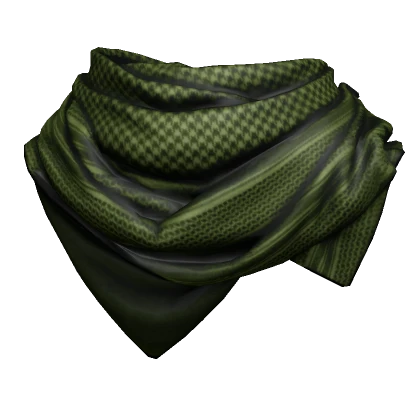 Green Shamagh Scarf / Bandana