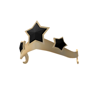 Black Royal Star Crown