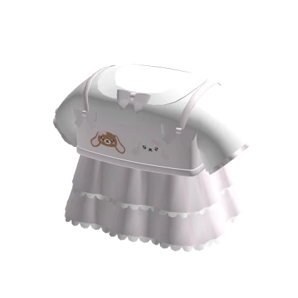 ♡ cutesy bunny kawaii frill overall dress 