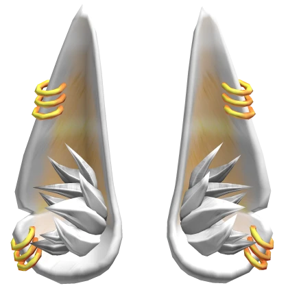 White Anubis Ears V2