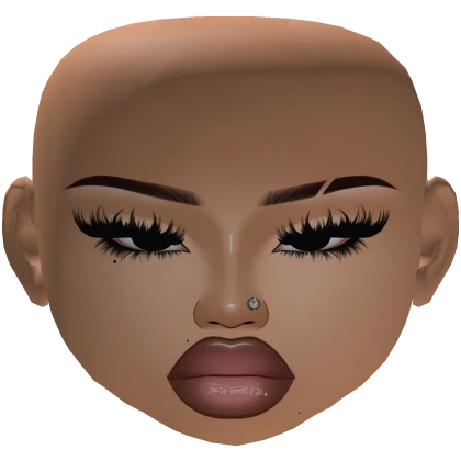 True Baddie latina Mesh Makeup Gloss lips lashes