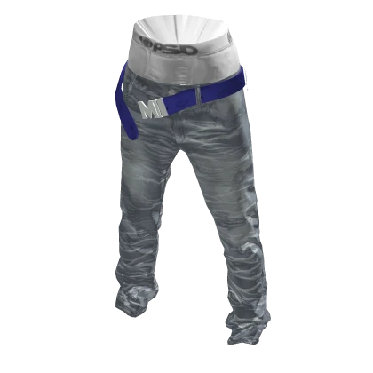 Jeans w/ MCM Belt