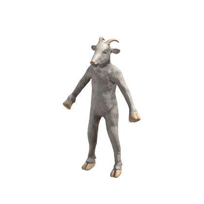 White Goat Suit Realistic Costume