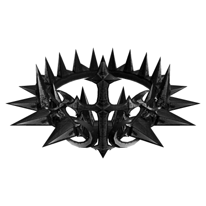 Monochrome Gothic Cross Crown