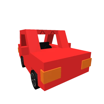 Retro Red Car