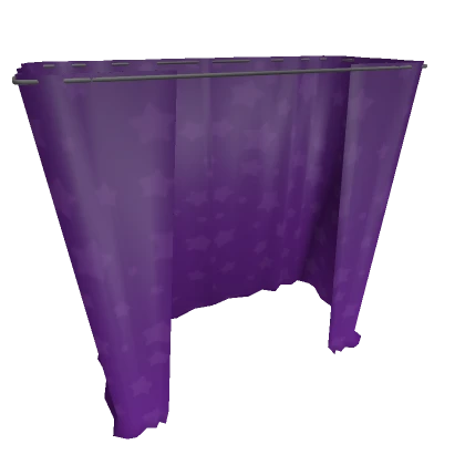 Purple Starry Curtain