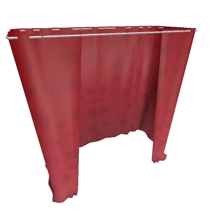 Red Starry Curtain