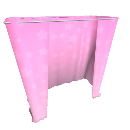 Pink Starry Curtain