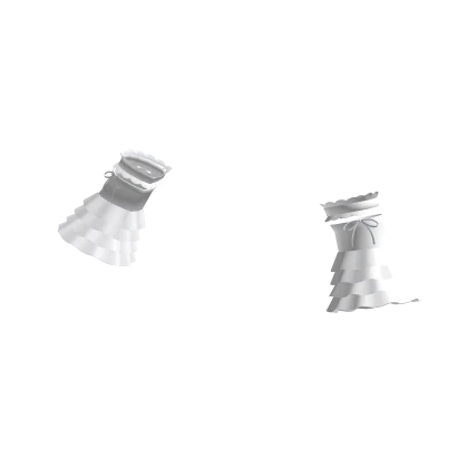 🤍 pretty lace frilly wrist cuffs white bow