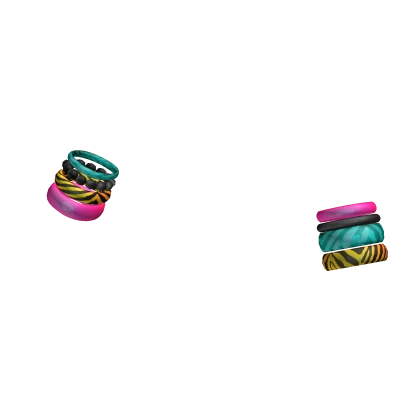 Retro Gyaru Chunky Scene Bracelets