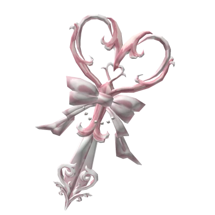 Giant Pink Rococo Magical Girl Heart Scissors 
