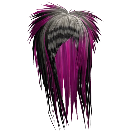 Messy Kannibal Scene Hair (Pink/Blonde/Black)