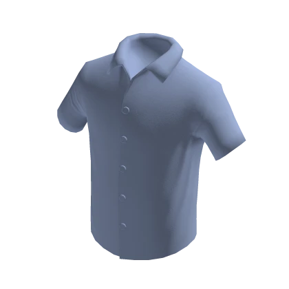 Short-sleeved shirt : Blue