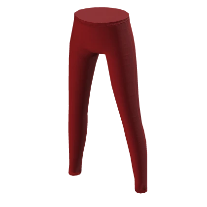 🔵 Blueberry Knit Leggings Red