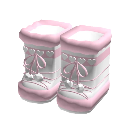 christmas Kawaii snow boots pink shoes slippers