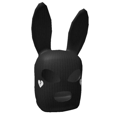 Black Bunny Ski Mask