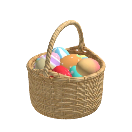 (Hand Held) Easter Egg Basket