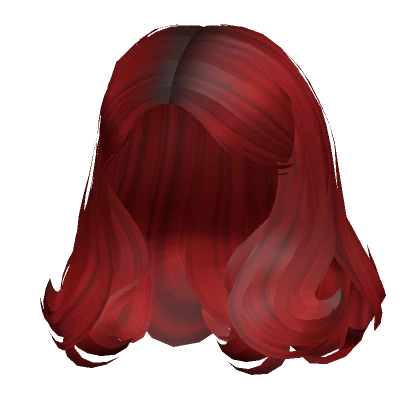 Lovely Curled Ends in Red