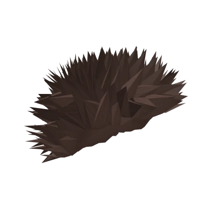 Brown Spikey Porcupine Hairstyle