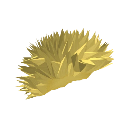 Yellow Spikey Porcupine Hairstyle