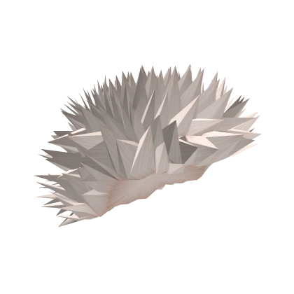 Platinum Spikey Porcupine Hairstyle