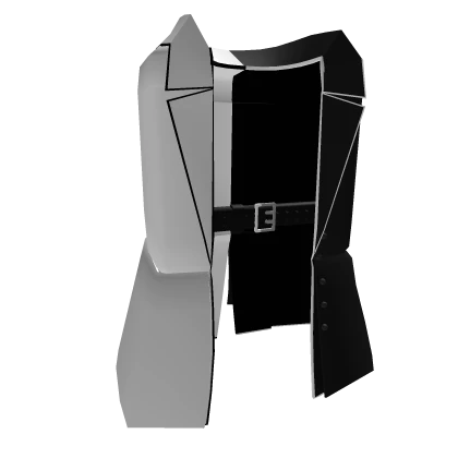 Formal Conflict Elegant Suit (White and Black)
