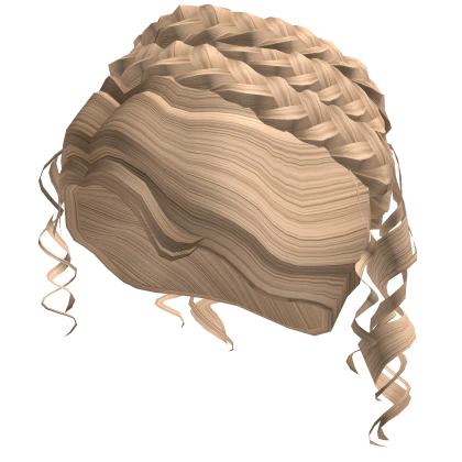 Curly Up-do Roman Beauty Hair in Blonde