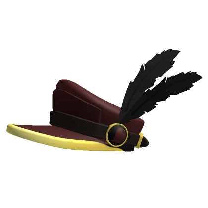 Red and Gold Captain Hat