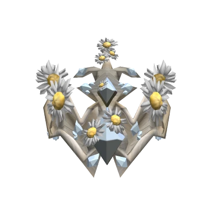 Daisy crystal crown