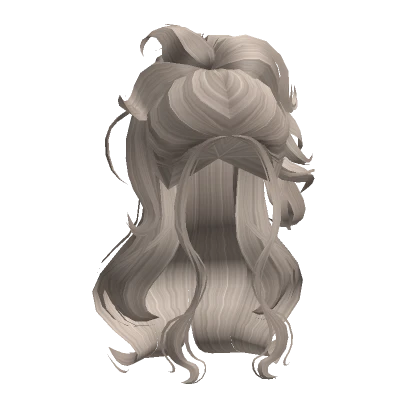 Royal Fairy Flowy Ponytail in Ash Blonde