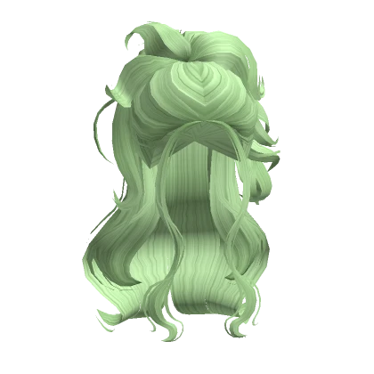 Royal Fairy Flowy Ponytail in Green