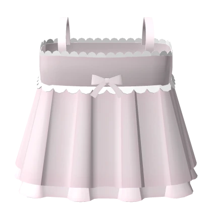 ♡: ruffled pink ribbon dress 