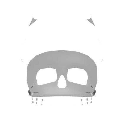 Black Transparent Horned Skull (50%)