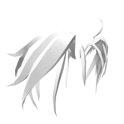 White Messy Hair Extending Bangs