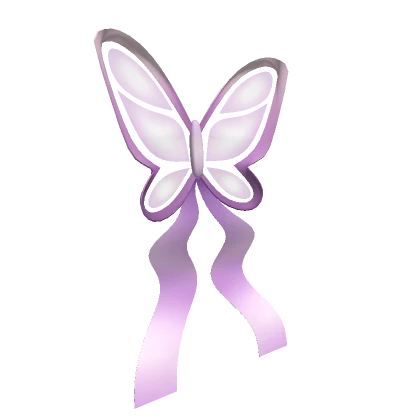 Purple Butterfly Ribbon