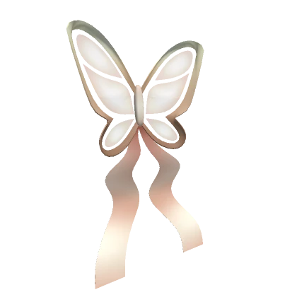 Yellow Butterfly Ribbon