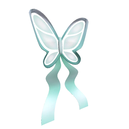 Green Butterfly Ribbon