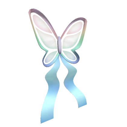 Rainbow Butterfly Ribbon