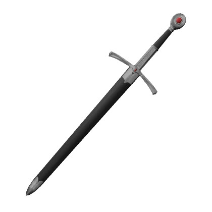 Vampire Lord's Silver Sword - Sheathed