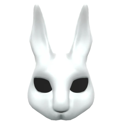 Glowing White Bunny Mask 