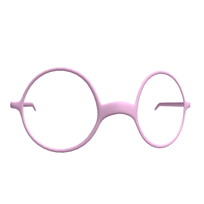 Cute Pink Circle Glasses (Fits Kemono Heads)