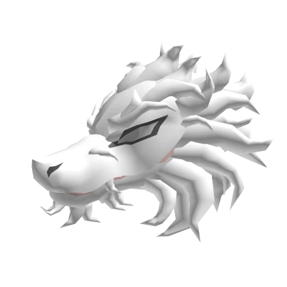 Whispy Dragon head (white)