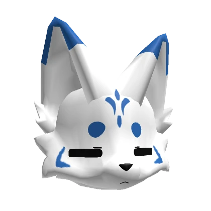 Sleepy Blue Kemono Kitsune