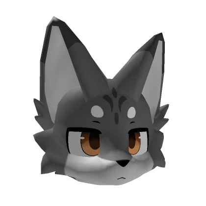 Grey Kemono Wolf (Colored Eyes)