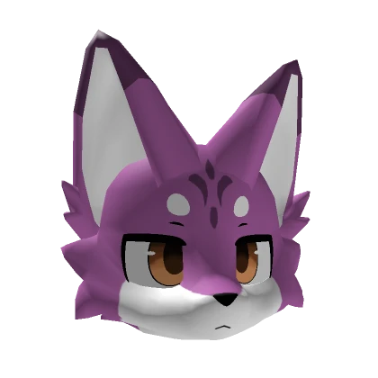 Purple Kemono Fox (Colored Eyes)