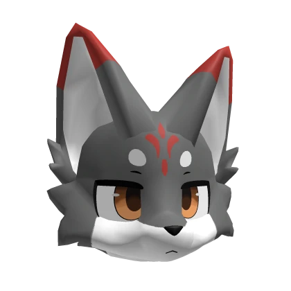 Red Kemono Wolf (Colored Eyes)